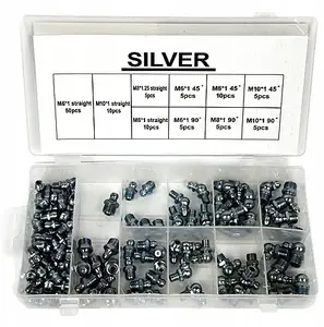 Зажимы-маркеры метрические Silver, набор 110 шт — клеммы для маркировки проводов
