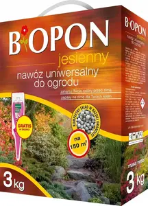 Удобрение BIOPON Осеннее Универсальное 3 кг – минеральное удобрение для осеннего ухода