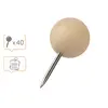 NOBO Wooden Push Pins 40 pcs Photo 3
