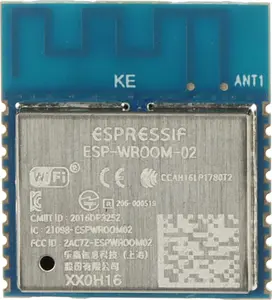 Wi‑Fi modulis Espressif ESP‑WROOM‑02 ar ESP8266EX — tīkla terminālis