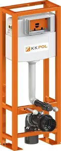 KK-Pol freestanding WC frame ZSP/M428/0/K — installation frame for wall-hung toilet (freestanding support)