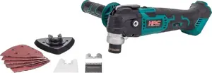 Многофункциональный осциллирующий инструмент BLAUPUNKT BP-5122KPL 18V аккумуляторный с 2 А·ч батареей