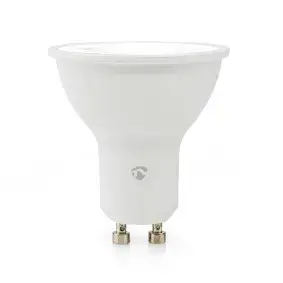 LED bulb Nedis SmartLife Full Colour GU10, 45 W equivalent, 345 lm, 6500 K, CRI 80, 110° beam, 15,000 h