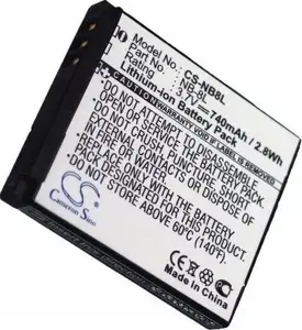 Battery Cameron Sino NB-8L / NB8L replacement battery for Canon cameras, model SB7719