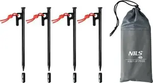 Anchor Ground Stakes Set Nils Extreme NC1727 — durable anchor pegs for securing tents and anchors
