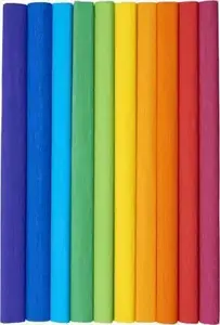 Crepe Paper TOP-2000 Creatinio 50 x 200 cm — Bibuła marszczona, yellow