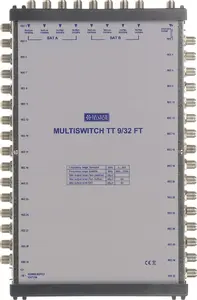 Terra multiswitch TT-9/32-FT terminālis, 9 ieeju, 32 izejas