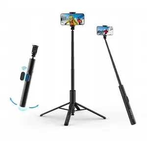 Штатив-ручка (selfie stick) Ulanzi SB11292 — резьба 1/4", высота до 148 см, для камеры и телефона