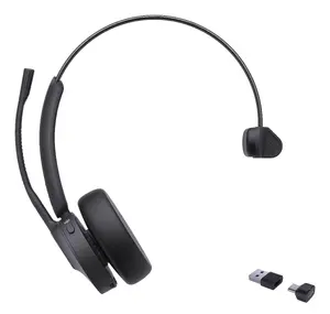 Гарнитура Yealink BH70 Mono Teams USB-C/A — беспроводная Bluetooth, супраауральная, 20–20000 Гц, дальность 50 м, 91 г, чёрная