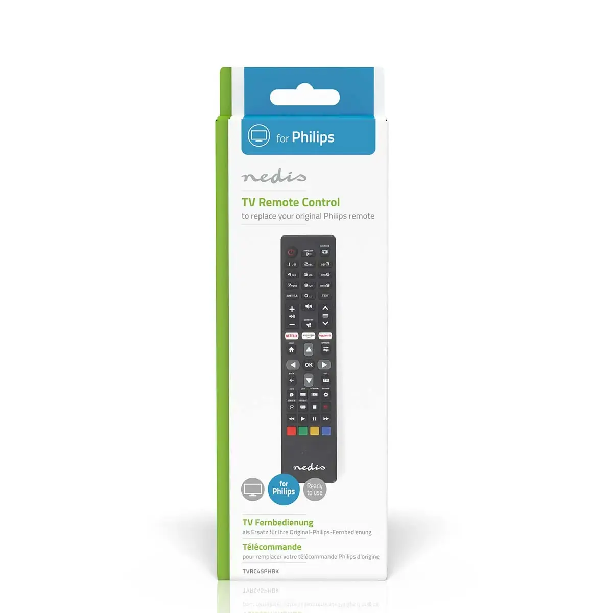 Nedis TVRC45PHBK пульт для телевизора Photo 2