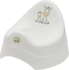 Bērnu podiņš Maltex Nocnik Zebra, balts — kompakts podiņš no Maltex