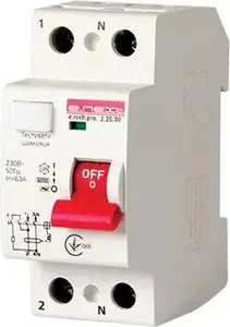 Residual Current Circuit Breaker (RCCB) E.NEXT EX-P003004 2P 25A 30mA