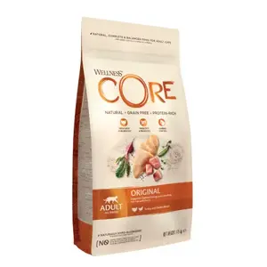 Kaķu barība Caniwild Wellness CORE Adult Original — tītarvistas (Turkey & Chicken), bez graudiem, 1,75 kg