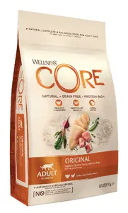 Kaķu barība Caniwild Wellness CORE Adult Original — tītaru un vistas, 4 kg