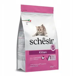 Сухой корм для котят Schesir Original с курицей 1,5 кг, пакет