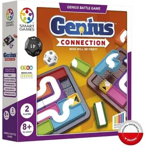 Galda spēle IUVI Games Genius Connection (angļu izdevums) — loģikas un dedukcijas ģimenes spēle