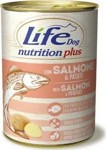 Консервированный корм для собак Life Pet Care LIFE DOG 400 г — лосось и картофель, влажный корм