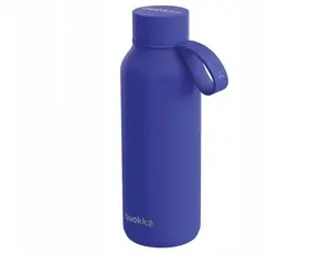 Termo pudele no nerūsējošā tērauda QUOKKA Solid With Strap 510 ml (Dusk Blue)