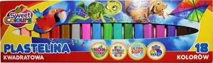 Square Modeling Clay Set TEKA 18 Colors, Block Format, Non-toxic (MPN 578974)