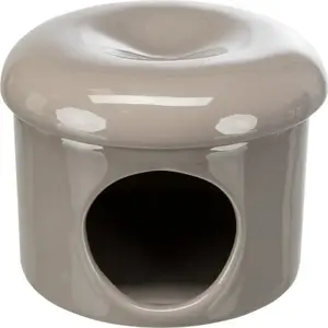 Trixie ceramic mouse house dome, gray-brown, 16 × 12 cm