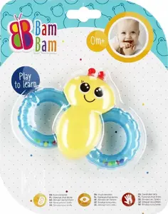 Погремушка Bambam Pszczolka 16×20×4 см, модель A6819 — детская ручная погремушка