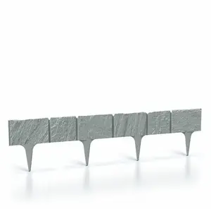 Garden edging Prosperplast Garden Stone concrete look 3.9 m, flexible border for beds and paths