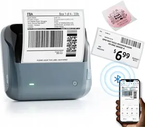 Pārnēsājams etiķešu printeris tpg/cognitive Niimbot B4 Space Blue — kompakts roku termoprinteris