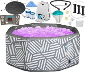 Inflatable Garden Spa Avenli Victory for 5 People, Model JL17665EUV01, Outdoor Hot Tub