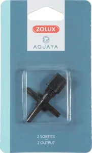 Plastmasas plūsmas regulators ZOLUX Zaworek ar 2 izvadiem — modelis 334295
