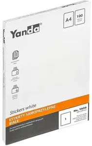 Self-adhesive labels YANDA NO.Y032 – roll format, printable adhesive labels