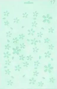 Template for Silhouette cutting machines FANDY Szablon Silhouette Kwiaty – decorative flower designs