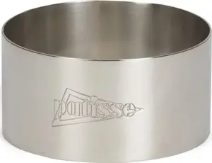 Patisse stainless steel cake ring 9 cm — round pastry cutter for baking and slicing