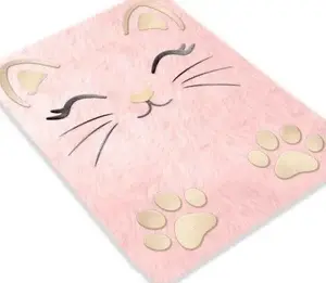 Блокнот Astra A5 Fluffy Kitty с замком — 96 листов, в линейку
