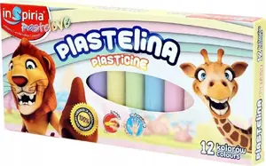 Modeling Clay TEKA Plastelina Pastelove — set of 12 pastel colors