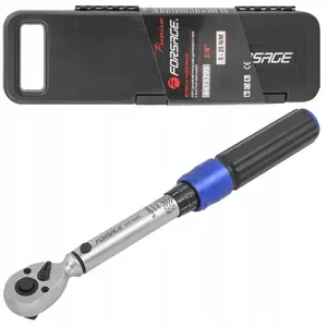 Griezes momentslēdzis 3/8" Forsage 5–25 Nm, klikšķa tipa, kvadrātveida vārpsta