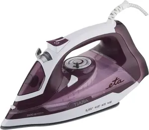 Gludeklis ETA Tiara II (tvaiks un sauss) 2400 W, keramikas sole, 0.45 l tvertne, 2.5 m vads, 1.42 kg