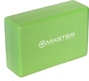 Блок для йоги Master Kostka MASTER Green 23 x 15 x 7,5 см — поролоновая опора для йоги и растяжки