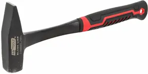 Молоток AWTools Młotek ślusarski 500 г моноблок Black Line – стальной боек, цельная конструкция
