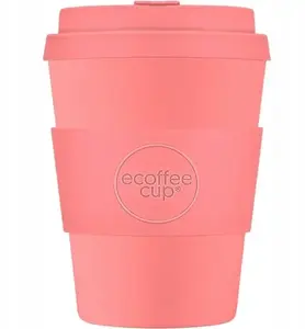 Ceļojumu krūze Ecoffee cup Darrell Lea Roth 350 ml — atkārtoti izmantojama ņemšanai līdzi, Solid Colours, rozā