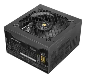 Блок питания Mars Gaming MPB850PSI 850 Вт, 24-pin ATX, полностью модульный, 80 PLUS Gold, вентилятор 140 мм, чёрный