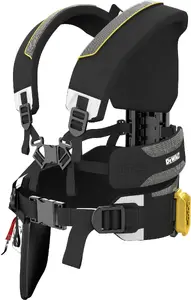 Удерживающая система‑экзоскелет для кустореза DeWalt DT20699-QZ — плечевая опора, регулируемые ремни, металлический каркас
