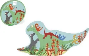 Puzzle contour set Scratch Scratch — Dinosaurs, 30 pieces, cardboard jigsaw puzzle