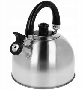Stainless Steel Whistling Kettle Brunbeste BB-2401-B, 2 L, Silver Gloss, Compatible with Gas and Induction