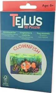 Koka saliekamais 3D leļļu teātris Skleplolki — sižets „Klauna zivtiņa”