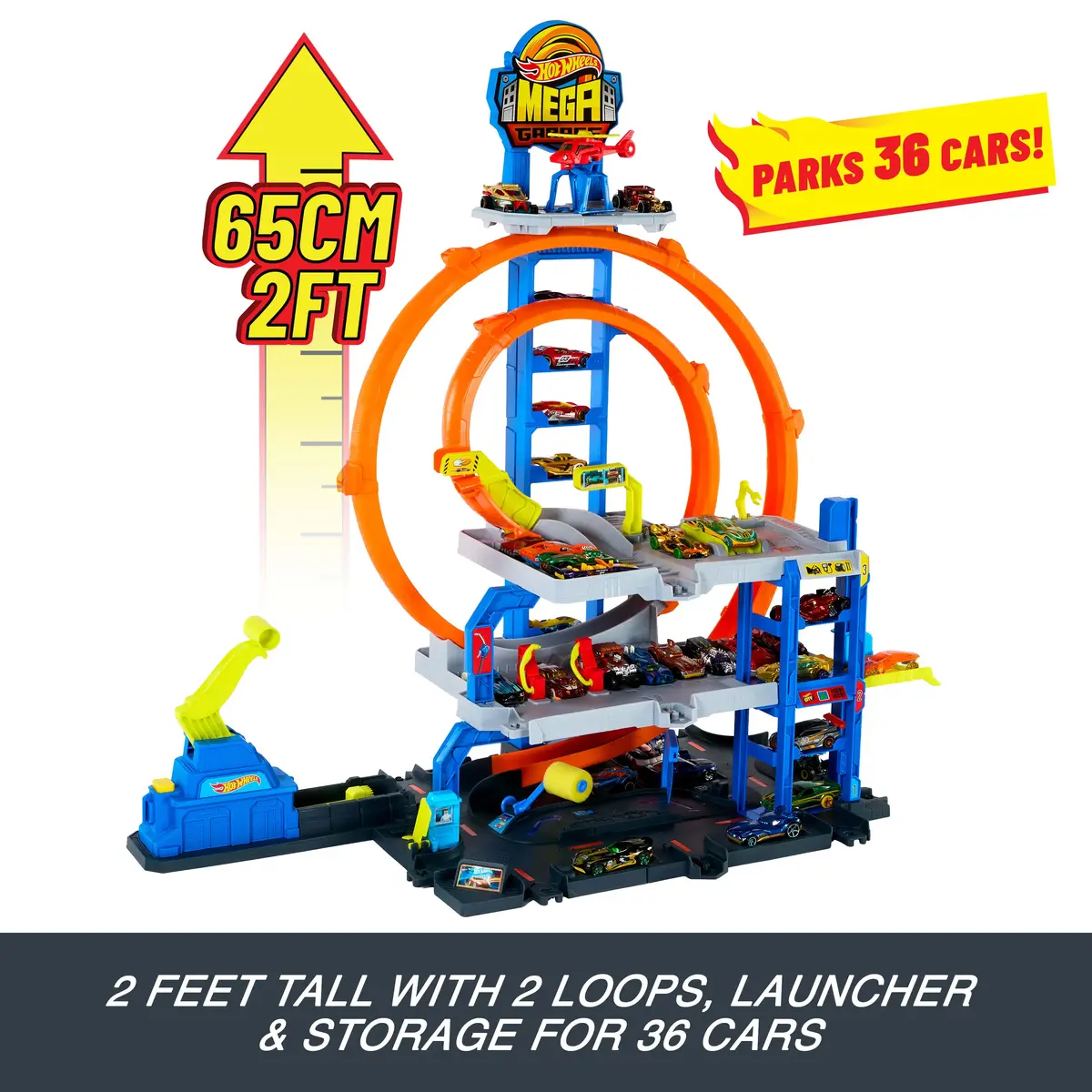 MATTEL Hot Wheels City Mega Loop Garage набор Photo 7