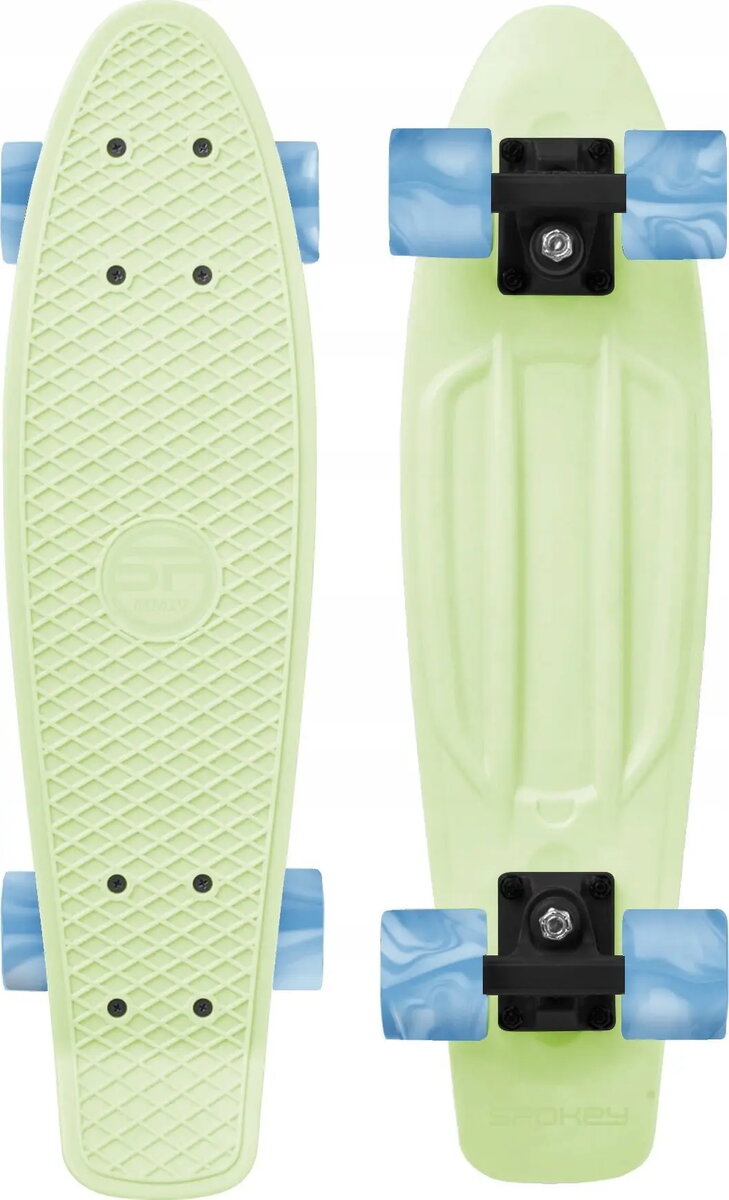 Mini skeitbords SPOKEY NEO fluo —