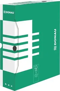 Archive Box Donau 80 mm spine, 80×340×297 mm, green