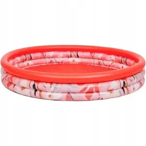 Inflatable Children's Pool JiLong 3-Ring Flowers 157×24 cm