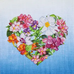 Набор Diamond Dotz Dante Flower Heart, многоцветный, 370.8×370.8 мм, в коробке