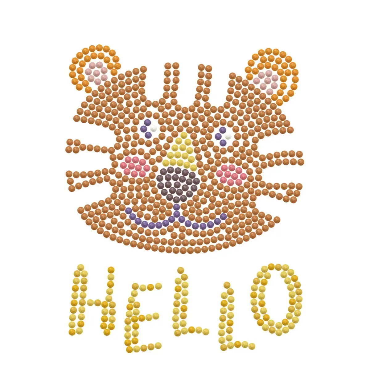 Diamond Dotz Hello Tiger Diamond Painting komplekts Photo 3